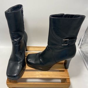 Vintage lower east side heeled platform boots